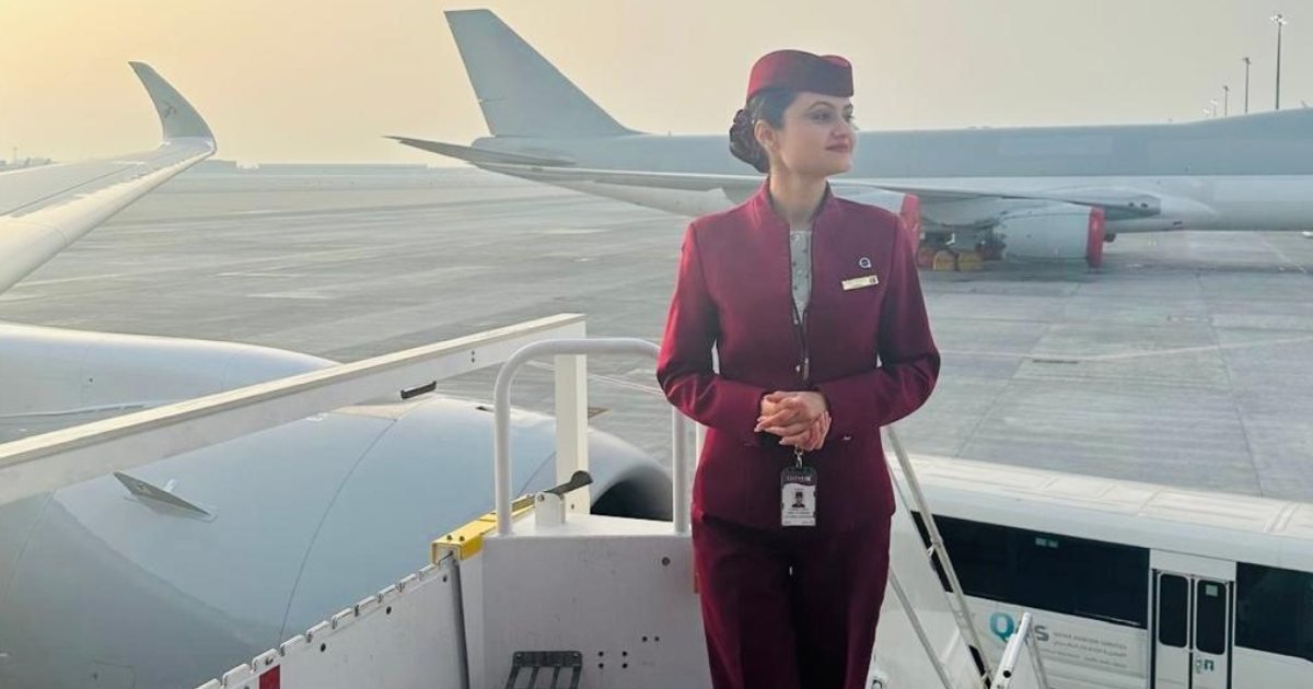 Tamana Gupta &mdash; Air Vistara, then Qatar Airways.