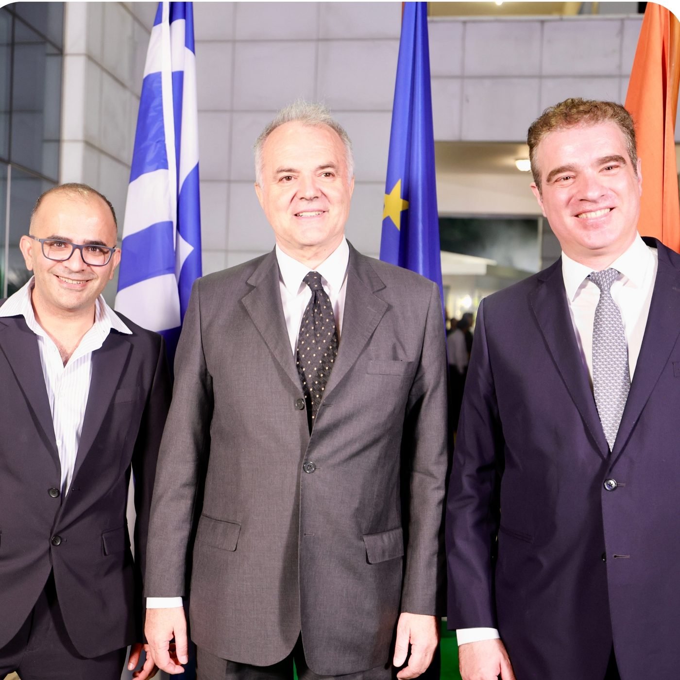 Greece National Day at the Embassy of Greece, New Delhi &mdash; with H.E. Dimitrios Ioannou, Ambassador of Greece to India.