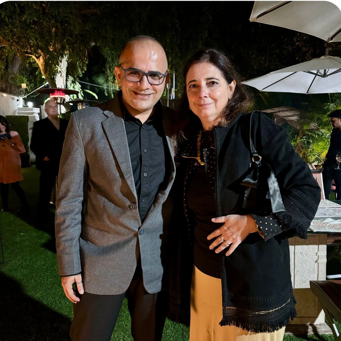 Dr. Maruti Sharma with H.E. Daniela Sezonov Țane, Ambassador of Romania to India.